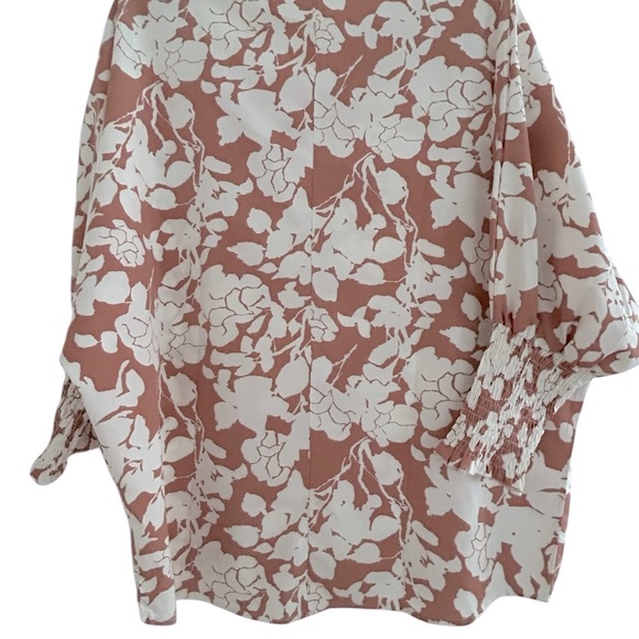 Floral Print Women's Elegant Long Sleeve Blouse - Picture 8 of 8